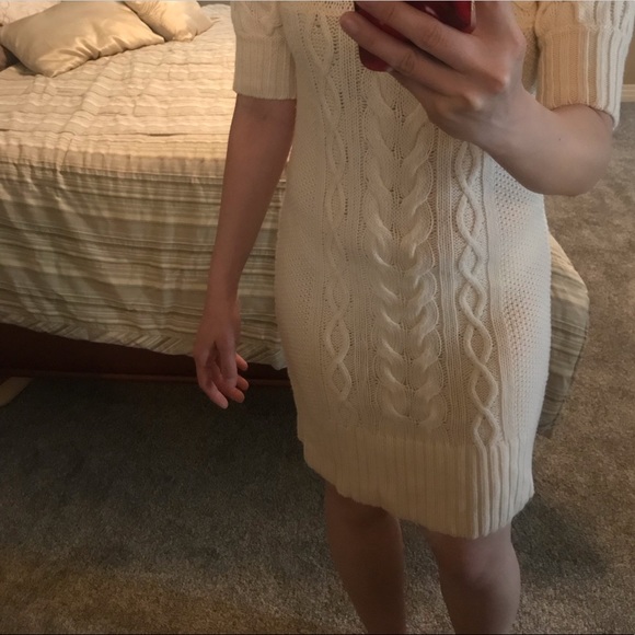 Cream Sweater Dress by Banana Republic - Picture 6 of 6